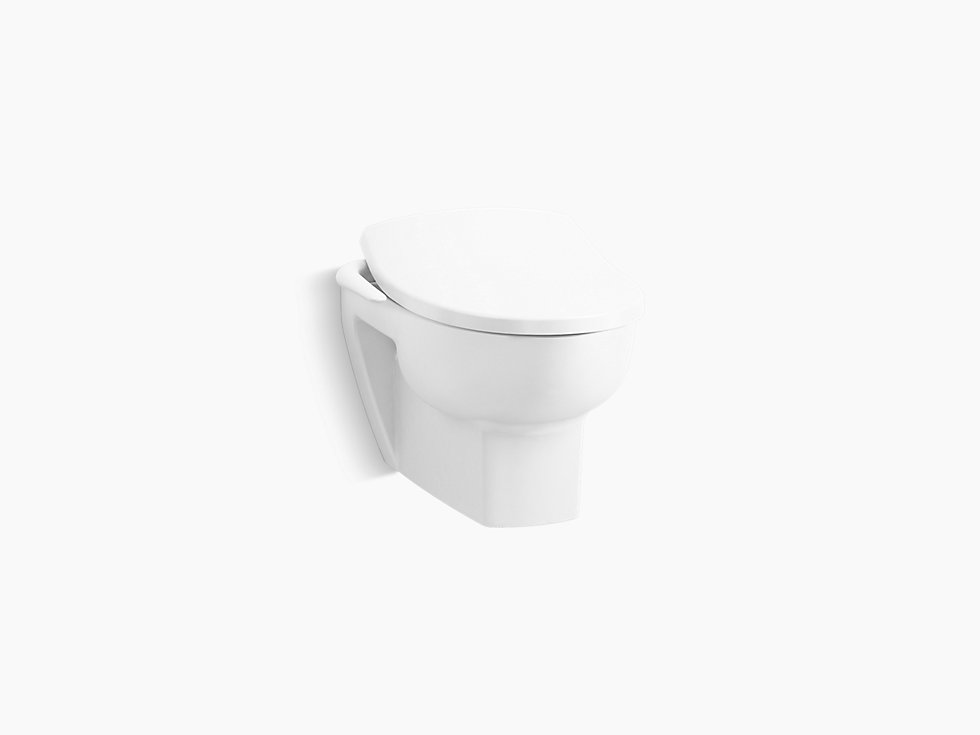 Kohler - Reach™  Eco Wall-hung round toilet with skirted trapway